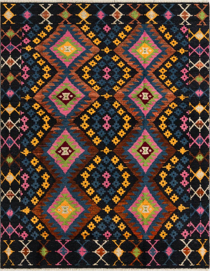 Detail image of 5' 8 x 8' Hand Knotted Darya Rug