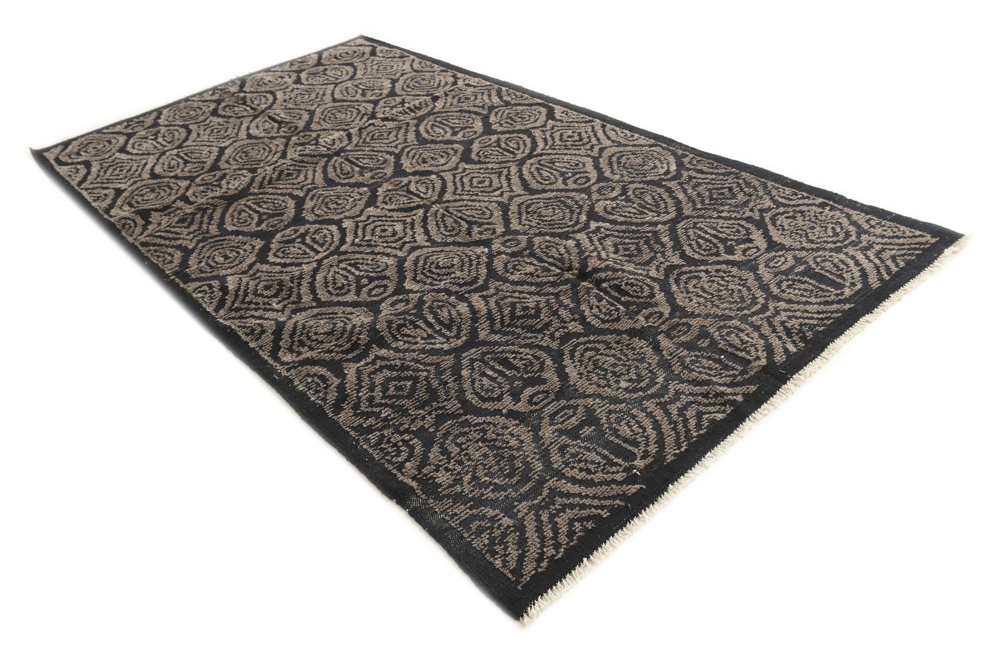 5' 8 x 10' 2 Hand Knotted Darya Wool Rug