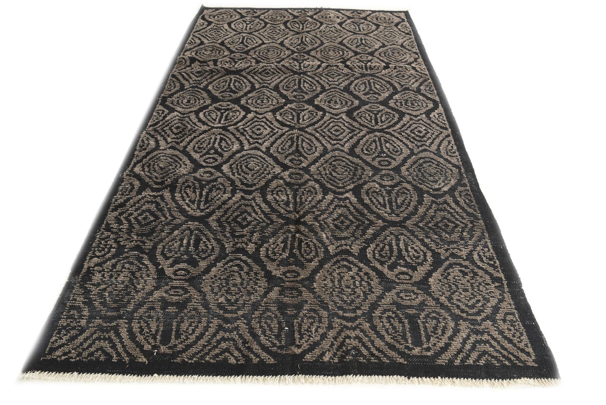 5' 8 x 10' 2 Hand Knotted Darya Wool Rug