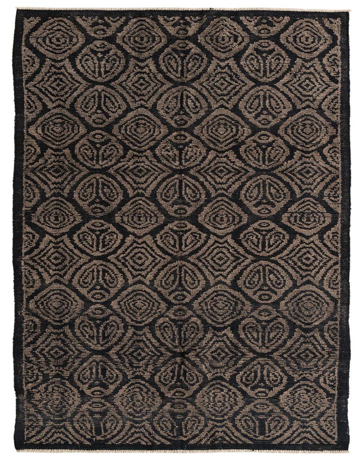 Detail image of 5' 8 x 10' 2 Hand Knotted Darya Wool Rug