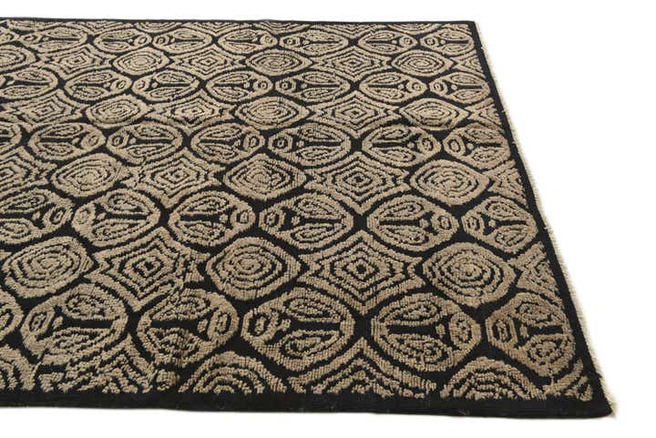 6' 7 x 9' 6 Hand Knotted Darya Wool Rug