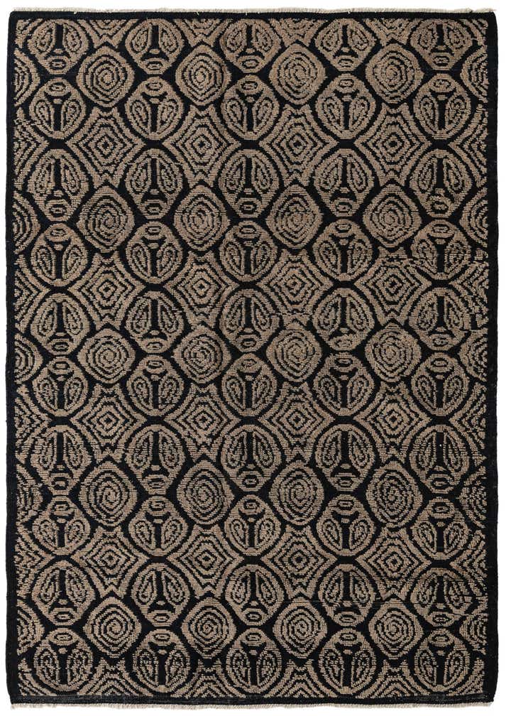 6' 7 x 9' 6 Hand Knotted Darya Wool Rug