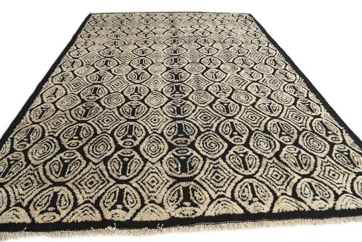 9' 1 x 12' 5 Hand Knotted Darya Wool Rug