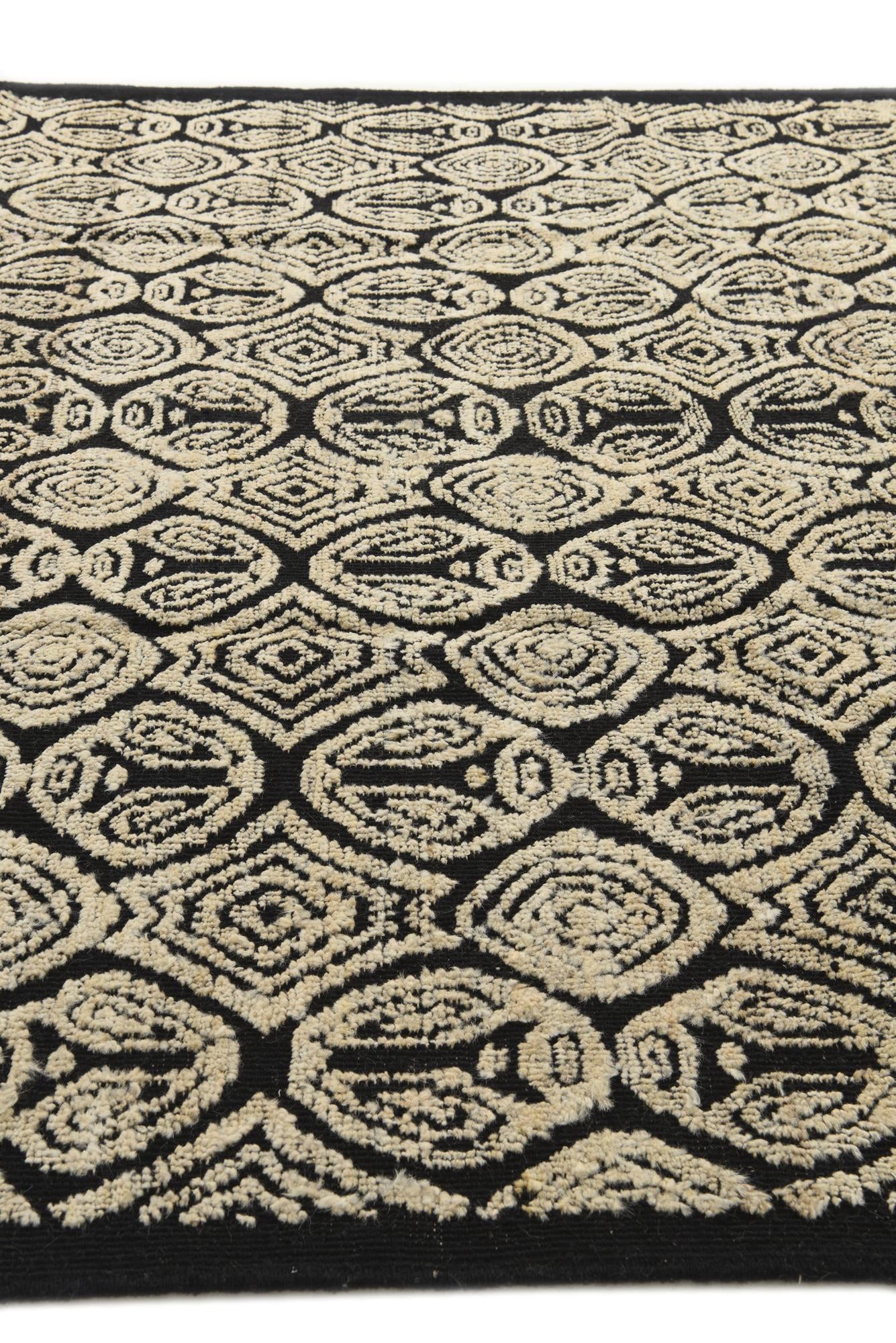 9' 1 x 12' 5 Hand Knotted Darya Wool Rug