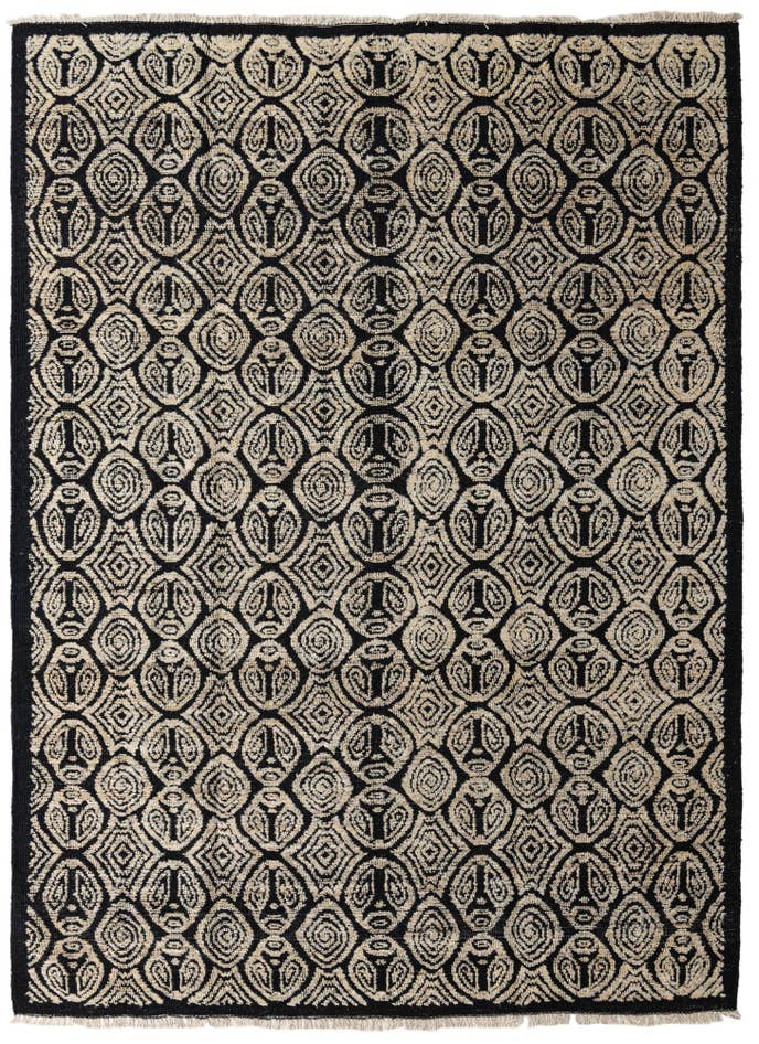 Detail image of 9' 1 x 12' 5 Hand Knotted Darya Wool Rug