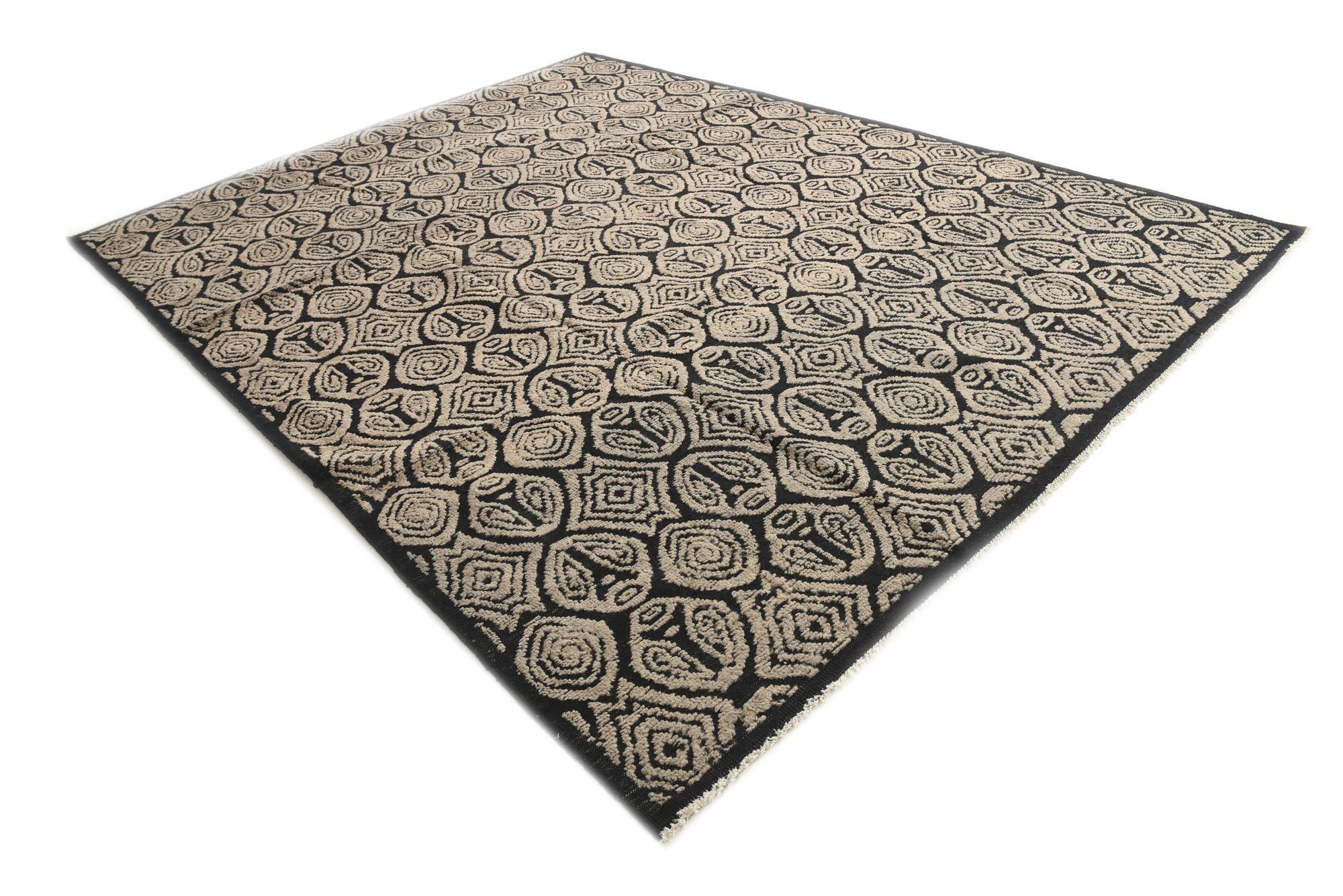 9' 3 x 12' 3 Hand Knotted Darya Wool Rug