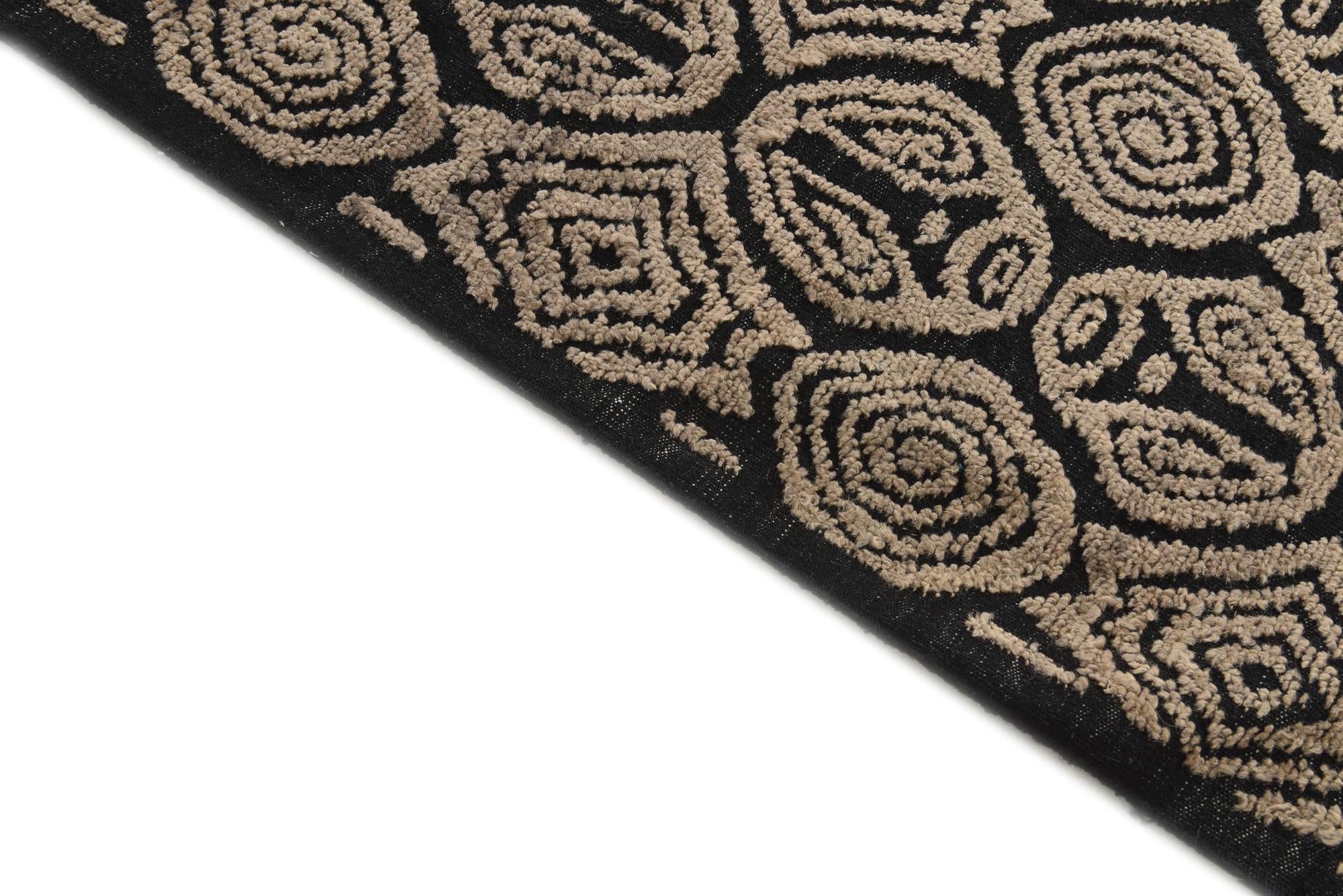 9' 3 x 12' 3 Hand Knotted Darya Wool Rug