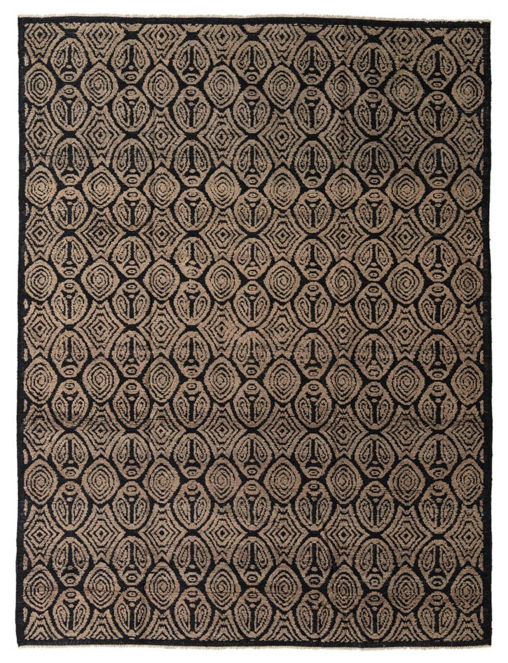 Detail image of 9' 3 x 12' 3 Hand Knotted Darya Wool Rug