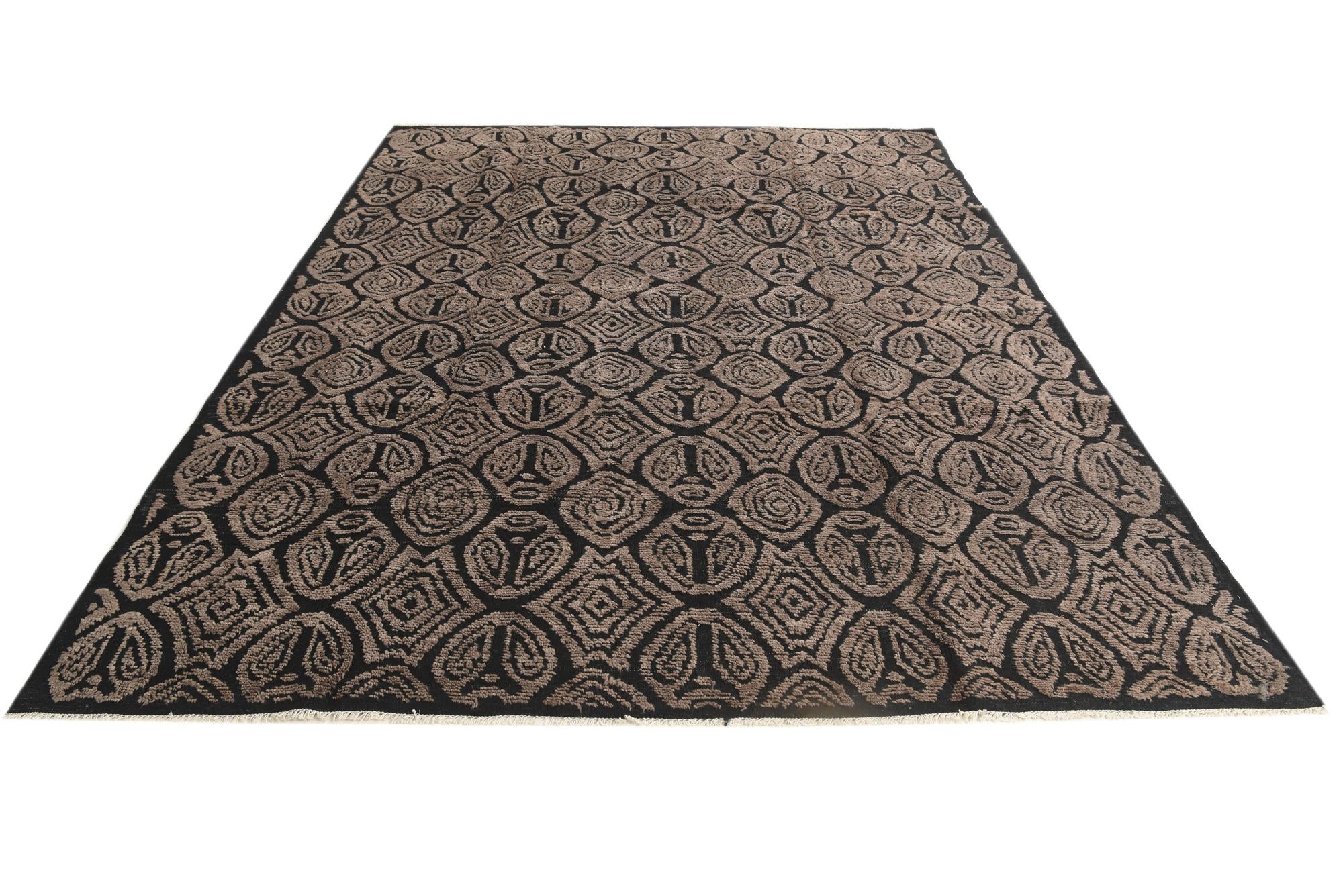 8' 4 x 10' 7 Hand Knotted Darya Wool Rug
