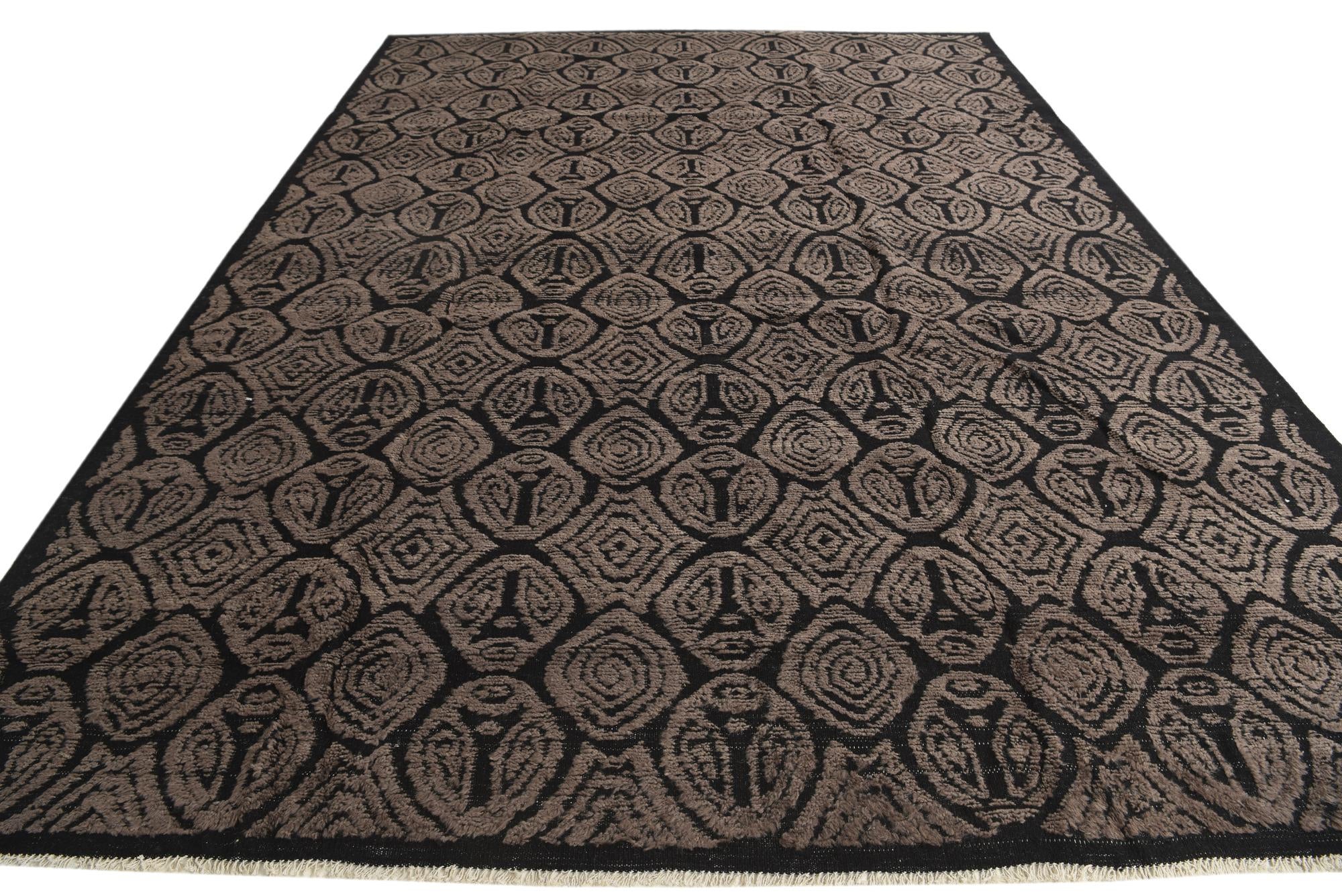 9' x 12' 6 Hand Knotted Darya Wool Rug
