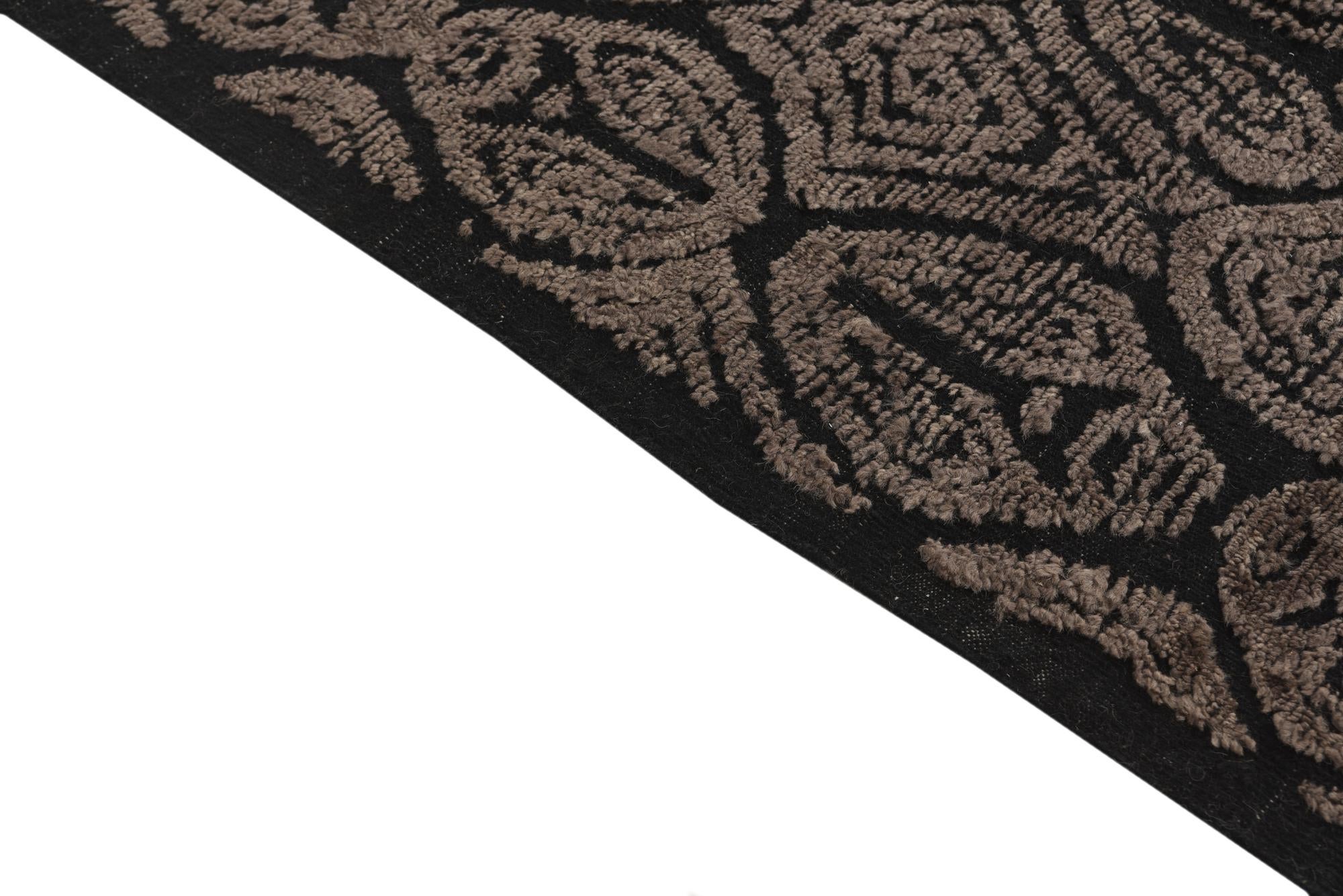 9' x 12' 6 Hand Knotted Darya Wool Rug