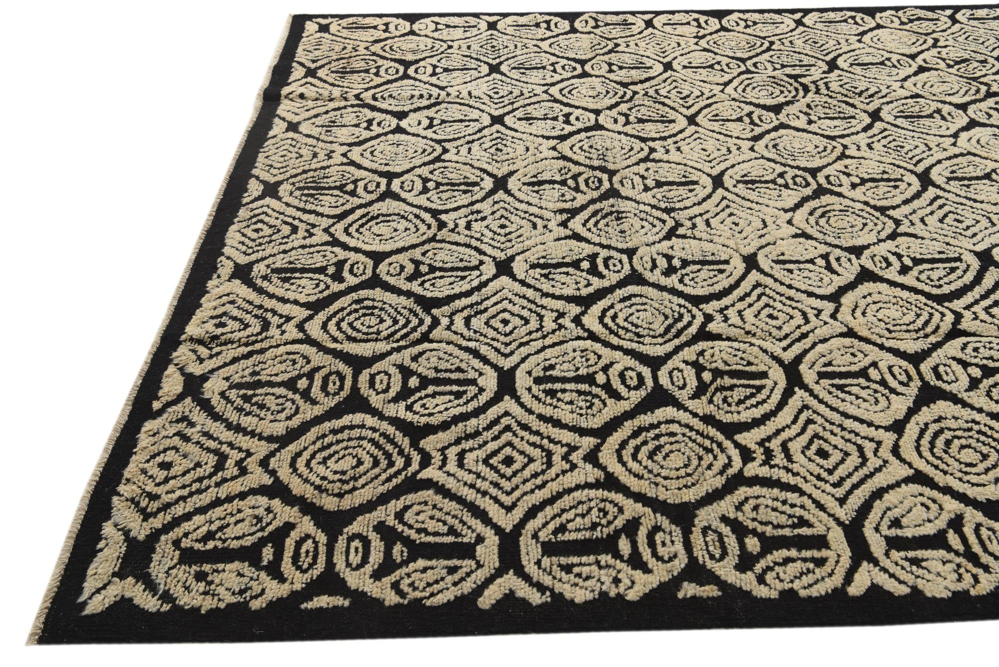 8' 8 x 10' 3 Hand Knotted Darya Wool Rug