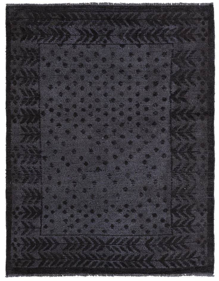 Detail image of 5' 3 x 7' 3 Hand Knotted Darya Wool Rug
