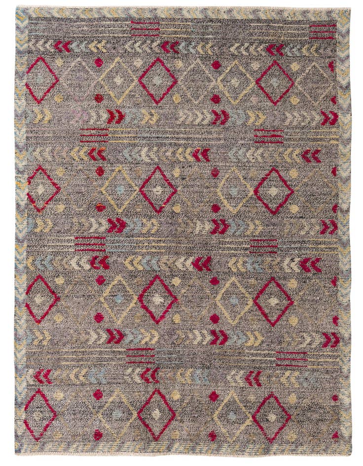 Detail image of 5' x 7' 10 Hand Knotted Darya Wool Rug