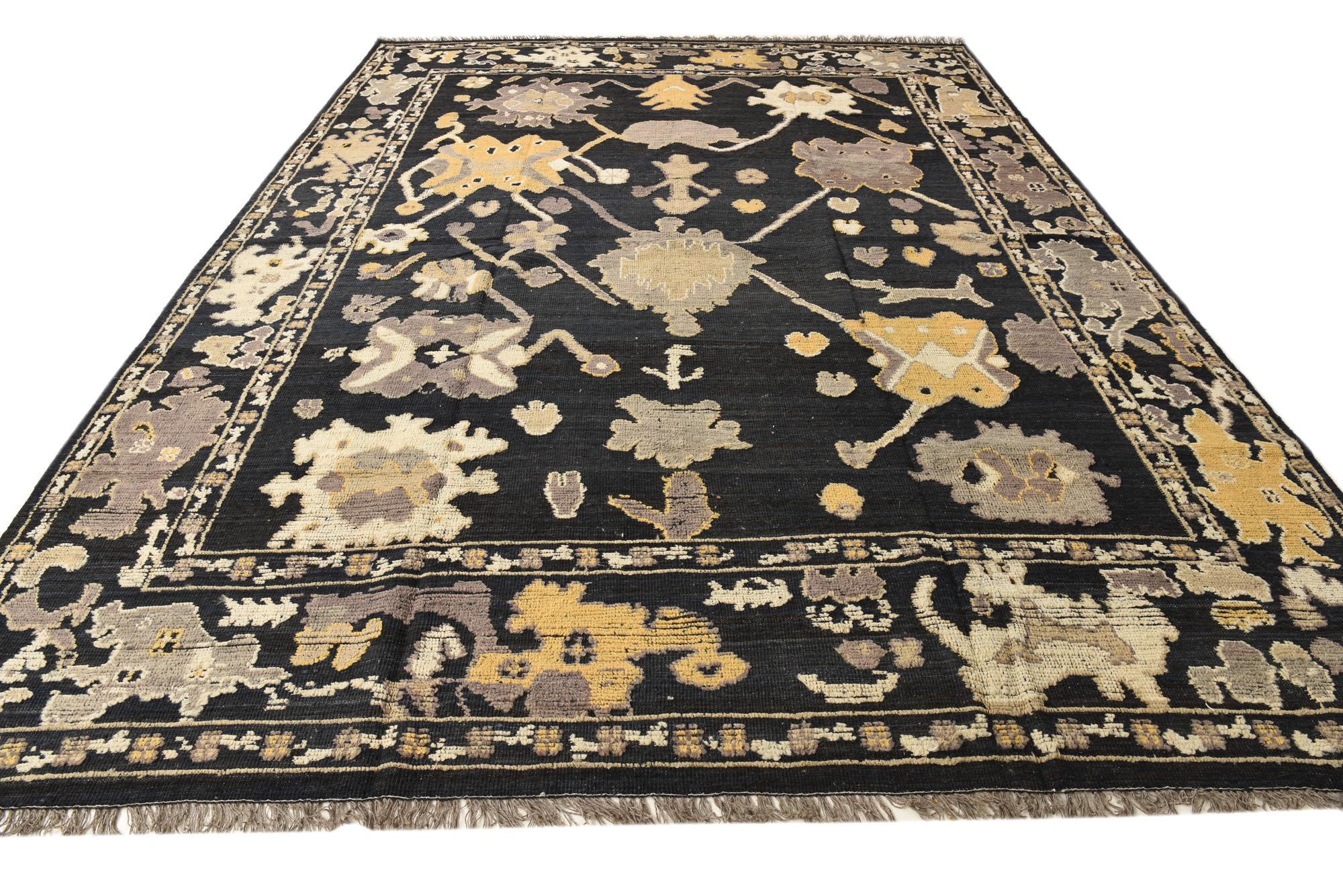 10' 3 x 14' Hand Knotted Darya Wool Rug