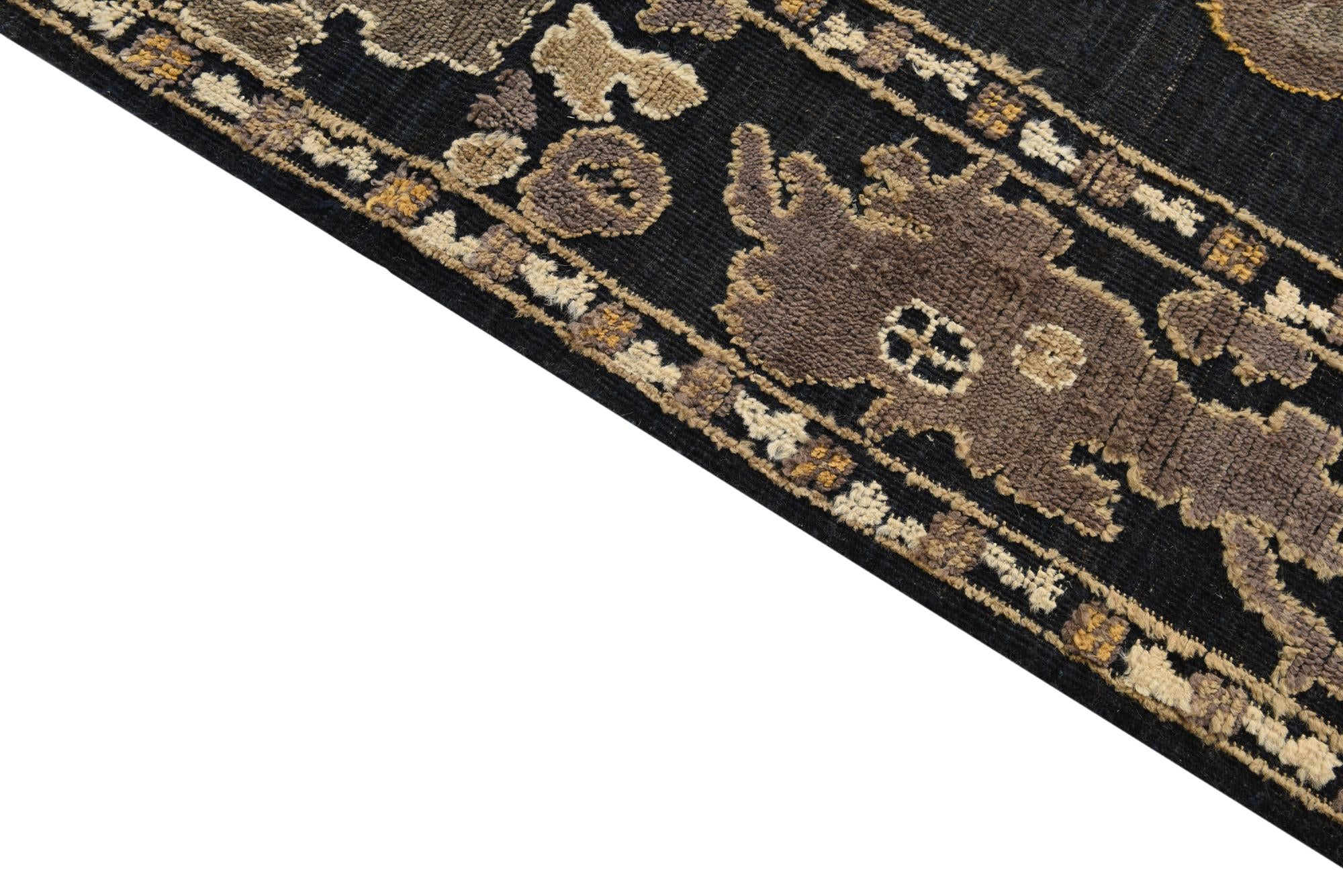 10' 3 x 14' Hand Knotted Darya Wool Rug