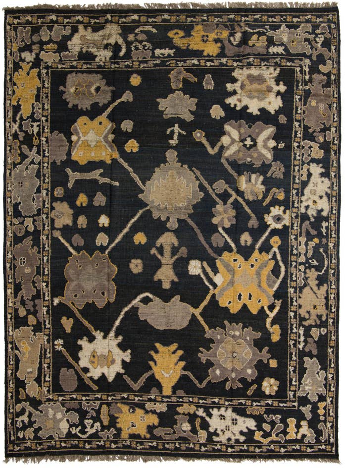 Detailansicht von 310cm x 425cm Handgeknüpft Darya Wolle Teppich