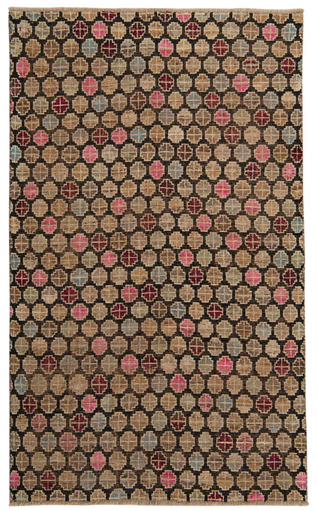 5' x 8' 4 Hand Knotted Darya Wool Rug