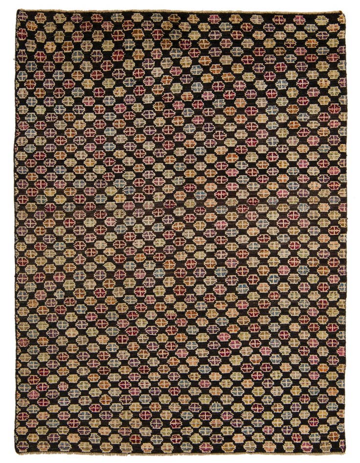 Detail image of 5' 3 x 8' 10 Hand Knotted Darya Wool Rug