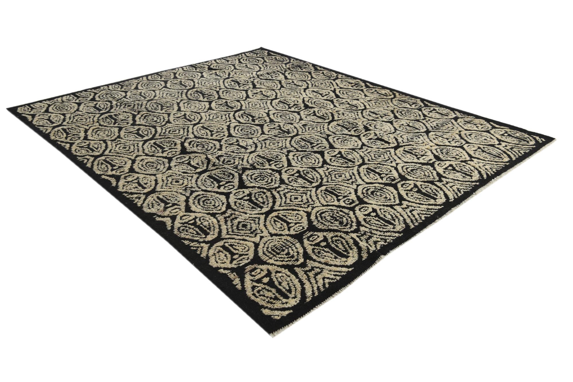 8' 9 x 10' 3 Hand Knotted Darya Wool Rug