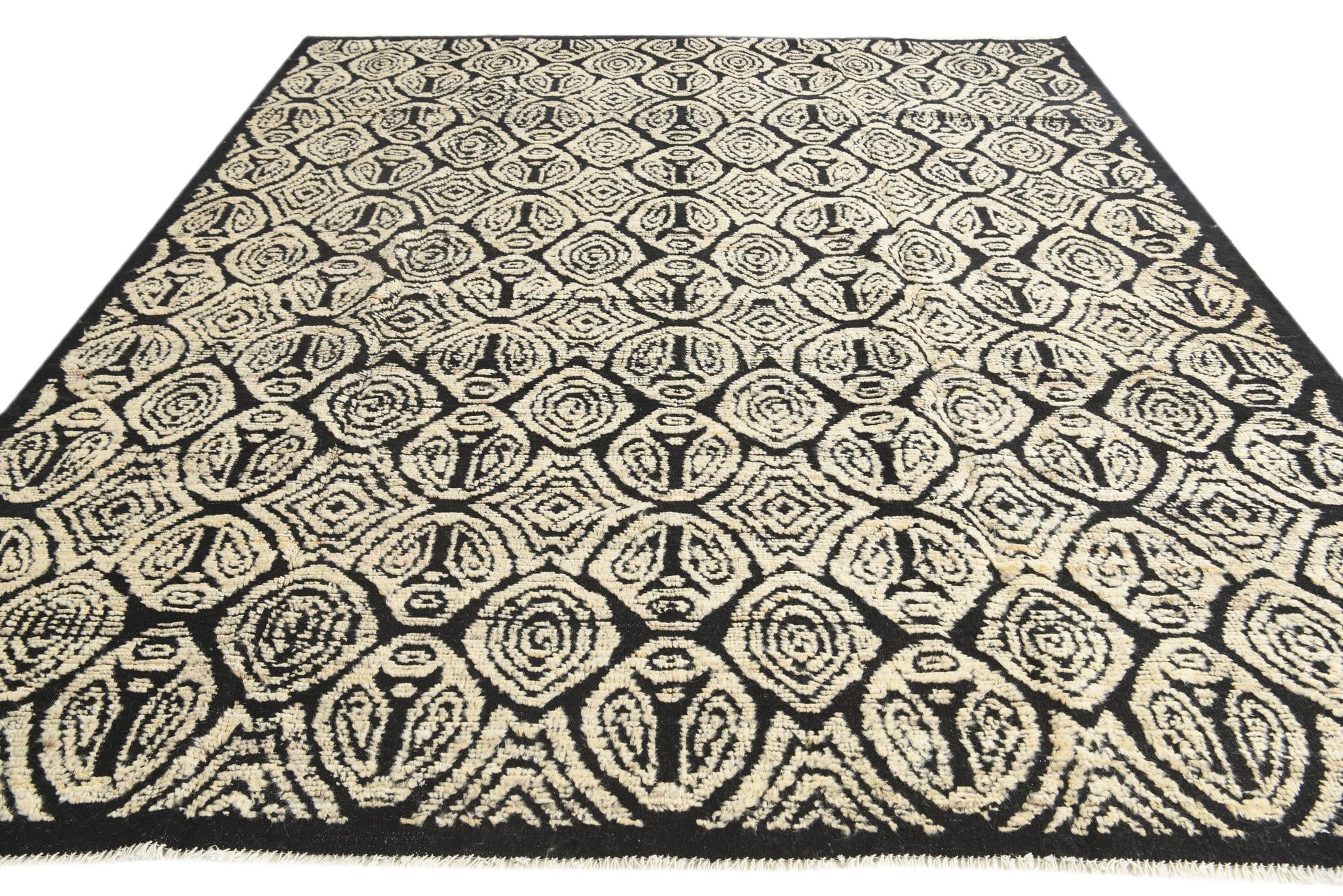 8' 9 x 10' 3 Hand Knotted Darya Wool Rug