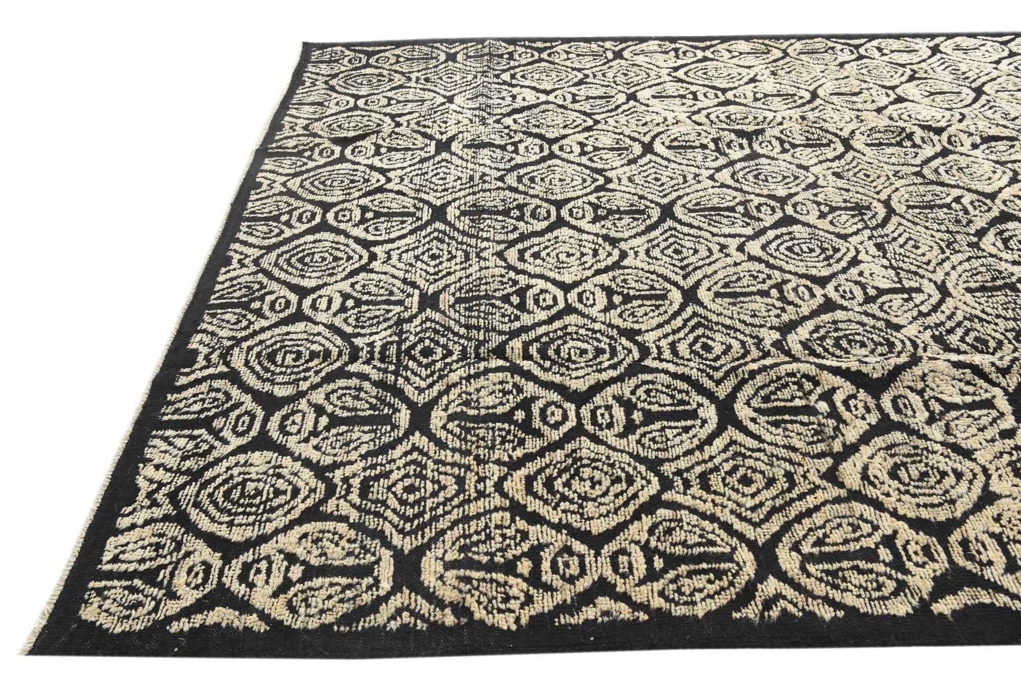 8' 9 x 10' 3 Hand Knotted Darya Wool Rug