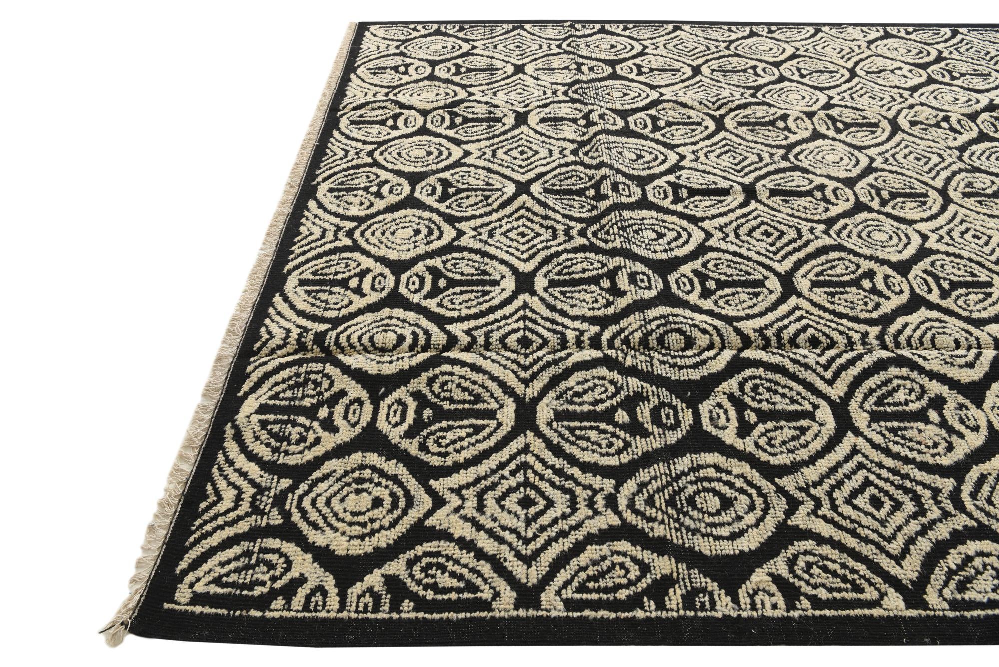8' 6 x 10' Hand Knotted Darya Wool Rug