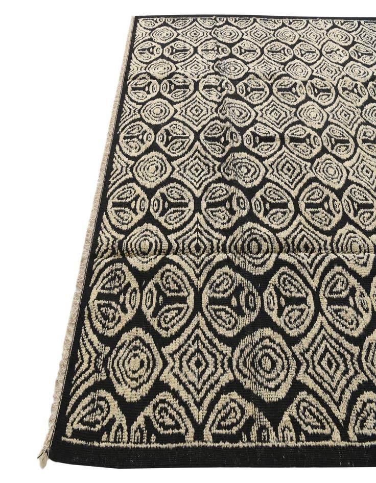 Detail image of 8' 6 x 10'  Hand Knotted Darya Wool Rug