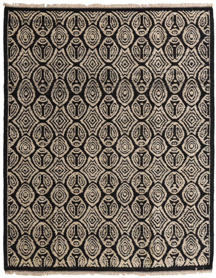 Detail image of 8' 6 x 10' Hand Knotted Darya Wool Rug