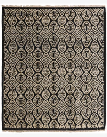 8' 6 x 10' Hand Knotted Darya Wool Rug
