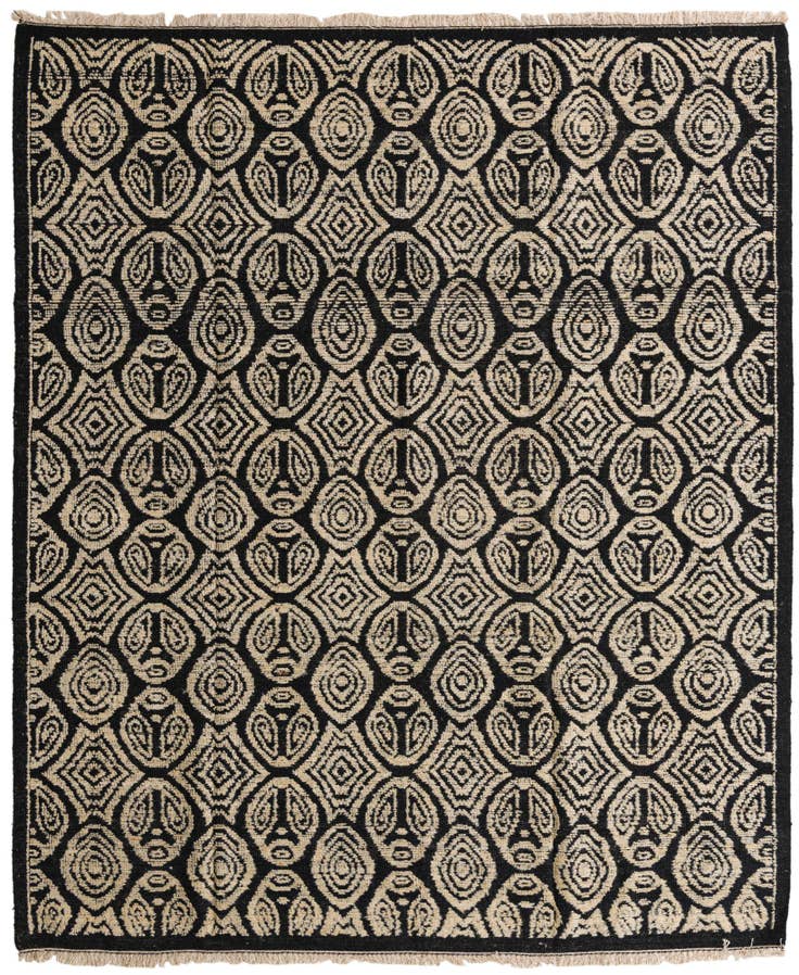 Detail image of 8' 6 x 10' Hand Knotted Darya Wool Rug