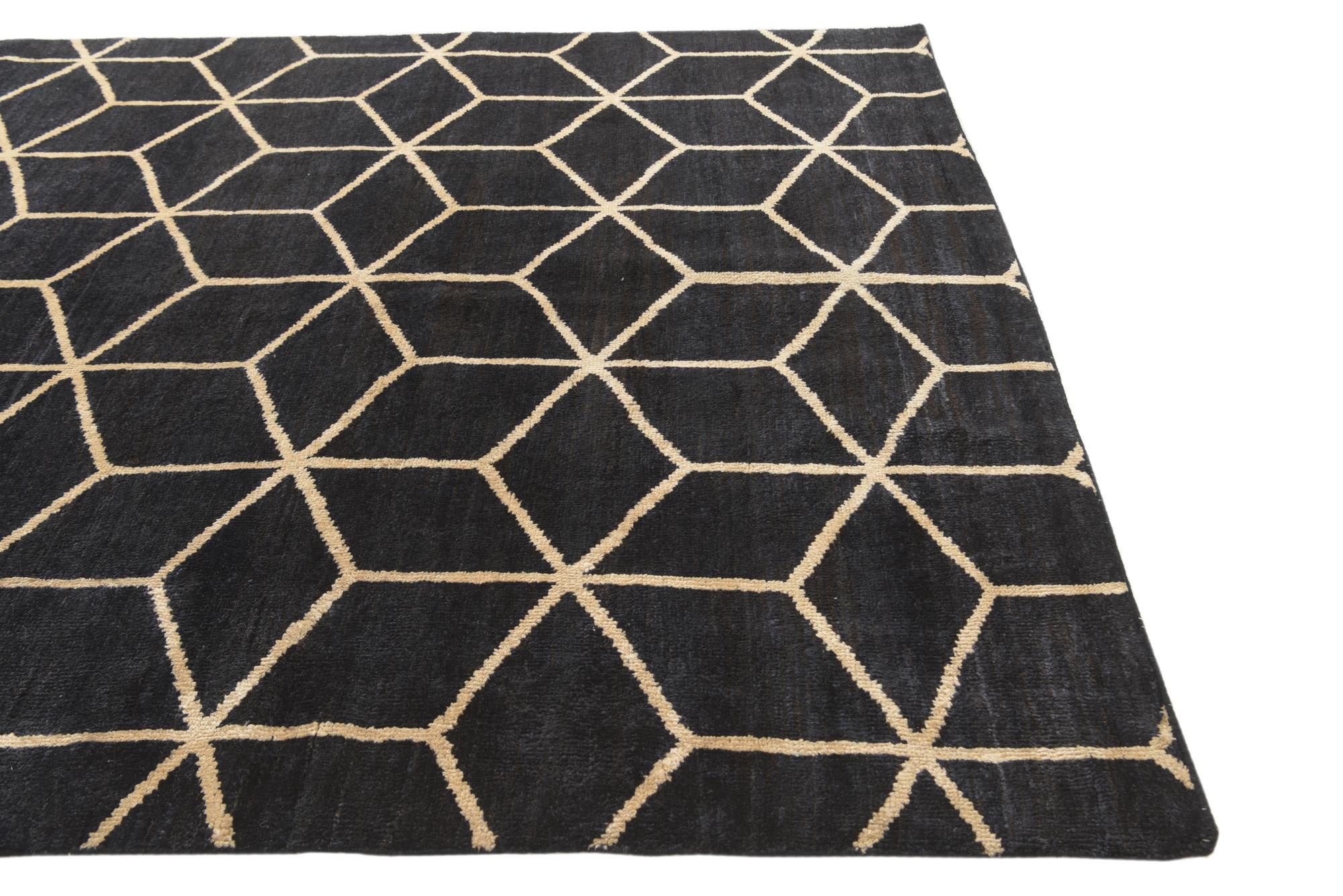 6' 9 x 10' 4 Hand Knotted Darya Wool Rug