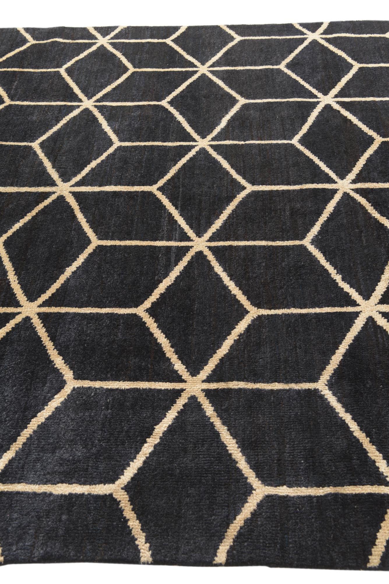 6' 9 x 10' 4 Hand Knotted Darya Wool Rug