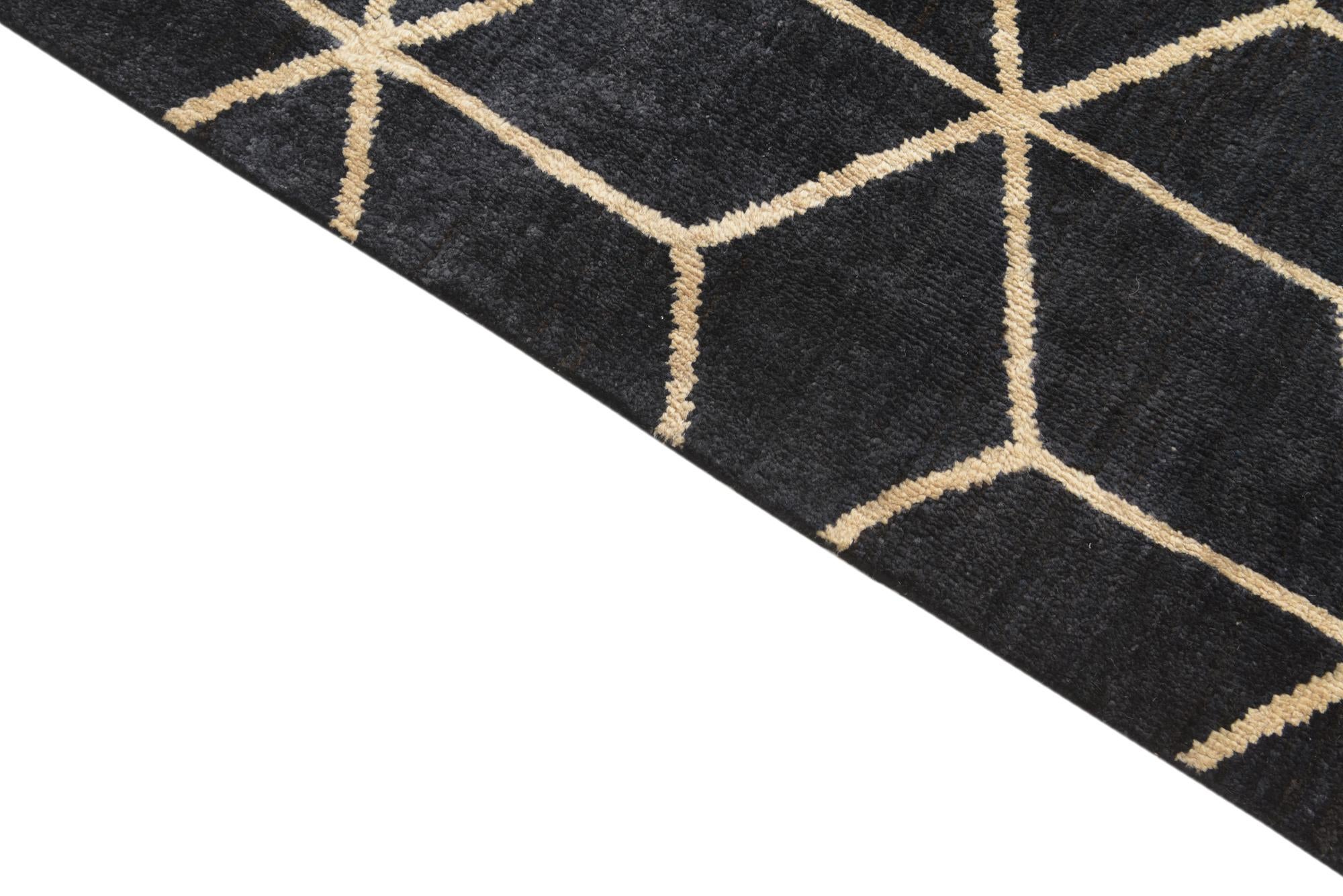 6' 9 x 10' 4 Hand Knotted Darya Wool Rug