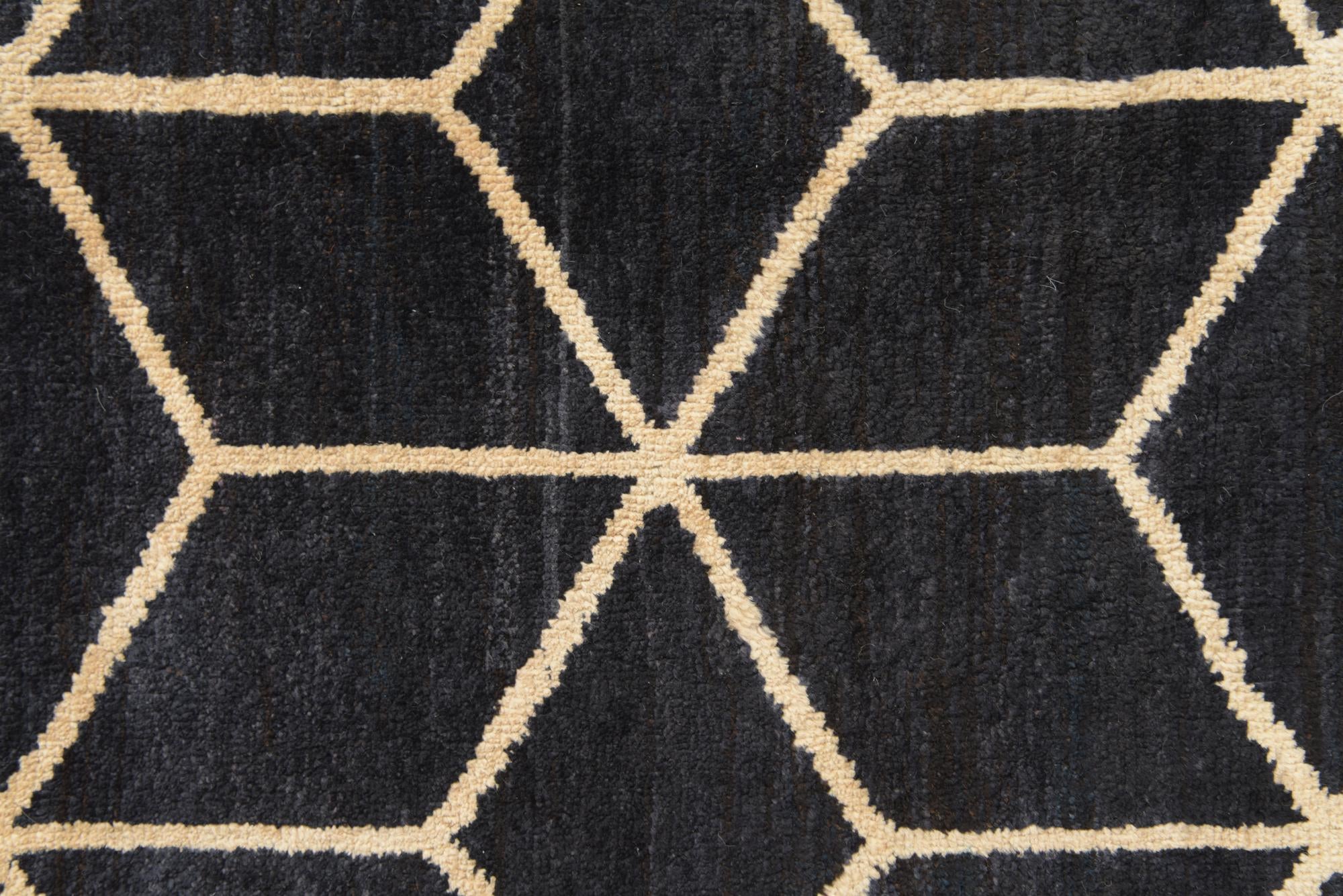 6' 9 x 10' 4 Hand Knotted Darya Wool Rug