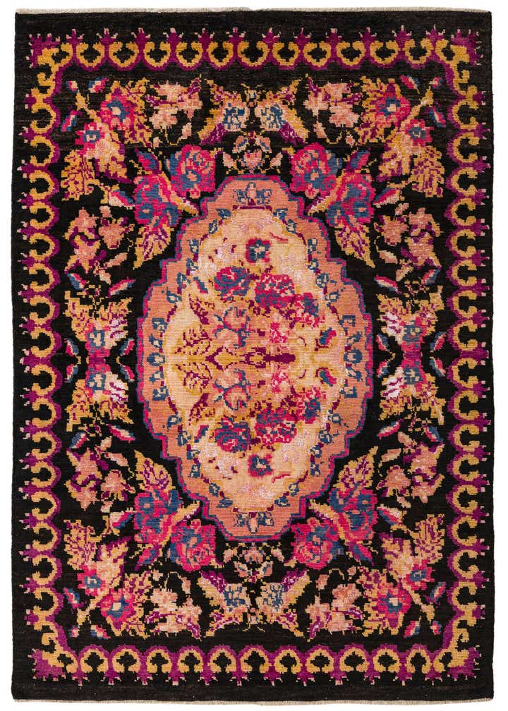6' 4 x 9' 7 Hand Knotted Darya Rug