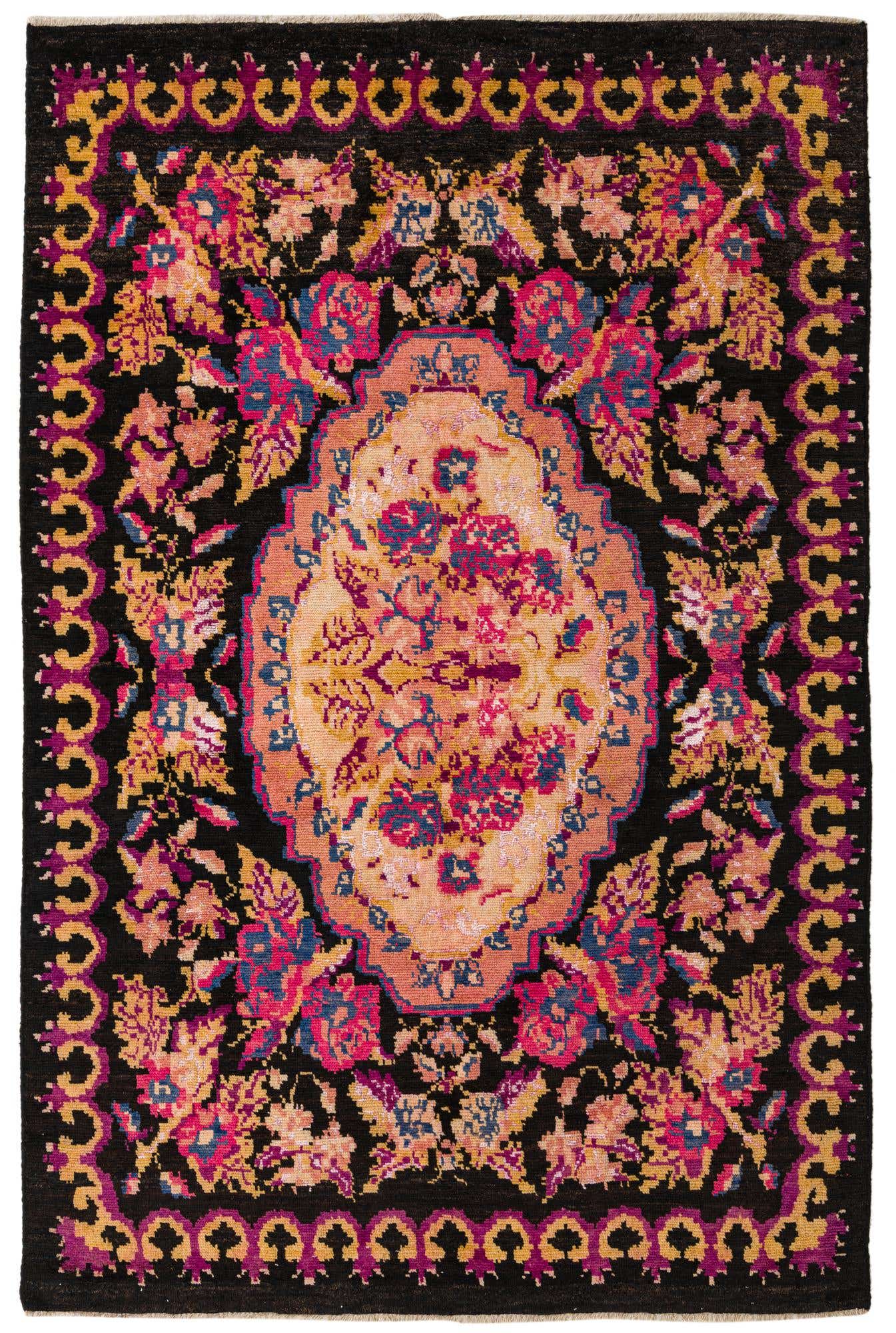 6' 4 x 9' 7 Hand Knotted Darya Rug