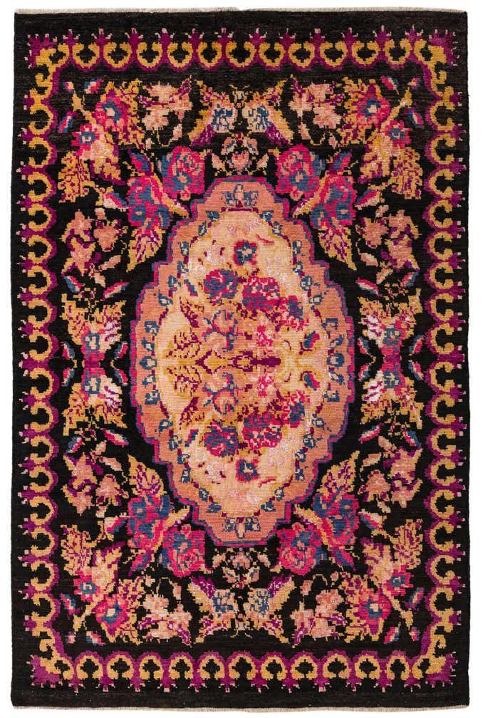 6' 4 x 9' 7 Hand Knotted Darya Rug