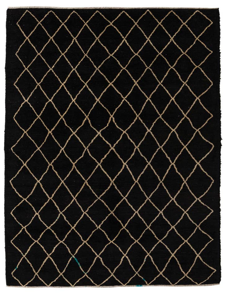 Detail image of 5' 8 x 7' 9 Hand Knotted Darya Wool Rug