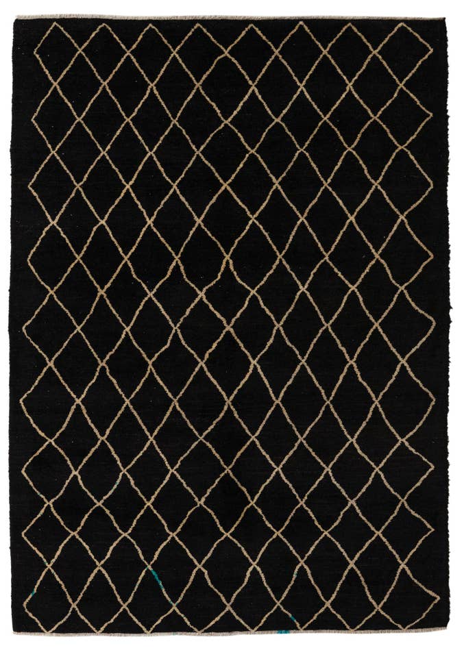 Detail image of 5' 8 x 7' 9 Hand Knotted Darya Wool Rug