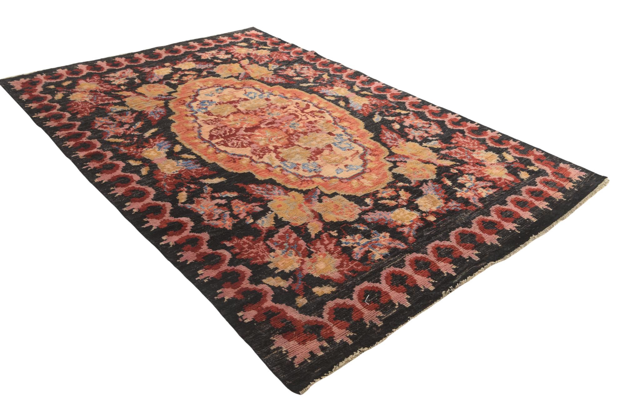 6' 6 x 9' 8 Hand Knotted Darya Rug