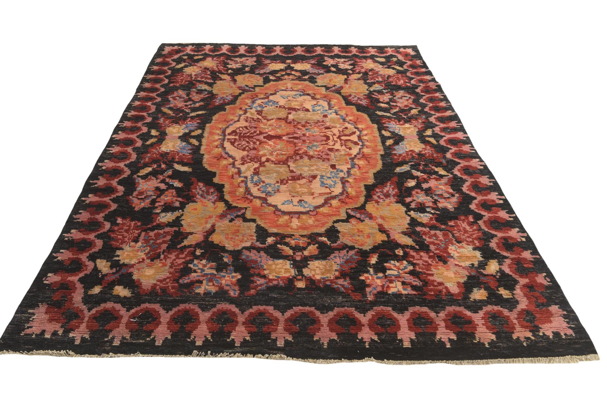 6' 6 x 9' 8 Hand Knotted Darya Rug