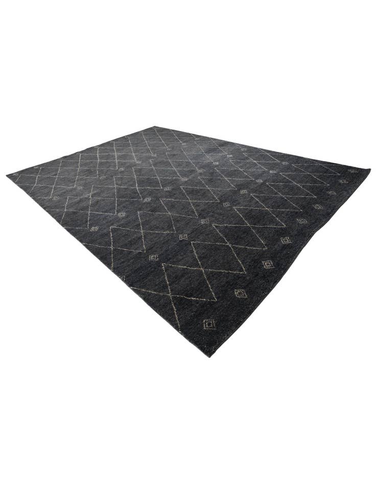 Detail image of 9' 7 x 13' Hand Knotted Darya Wool Rug