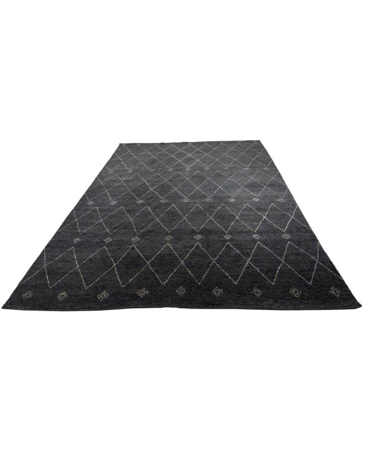 Detail image of 9' 7 x 13'  Hand Knotted Darya Wool Rug