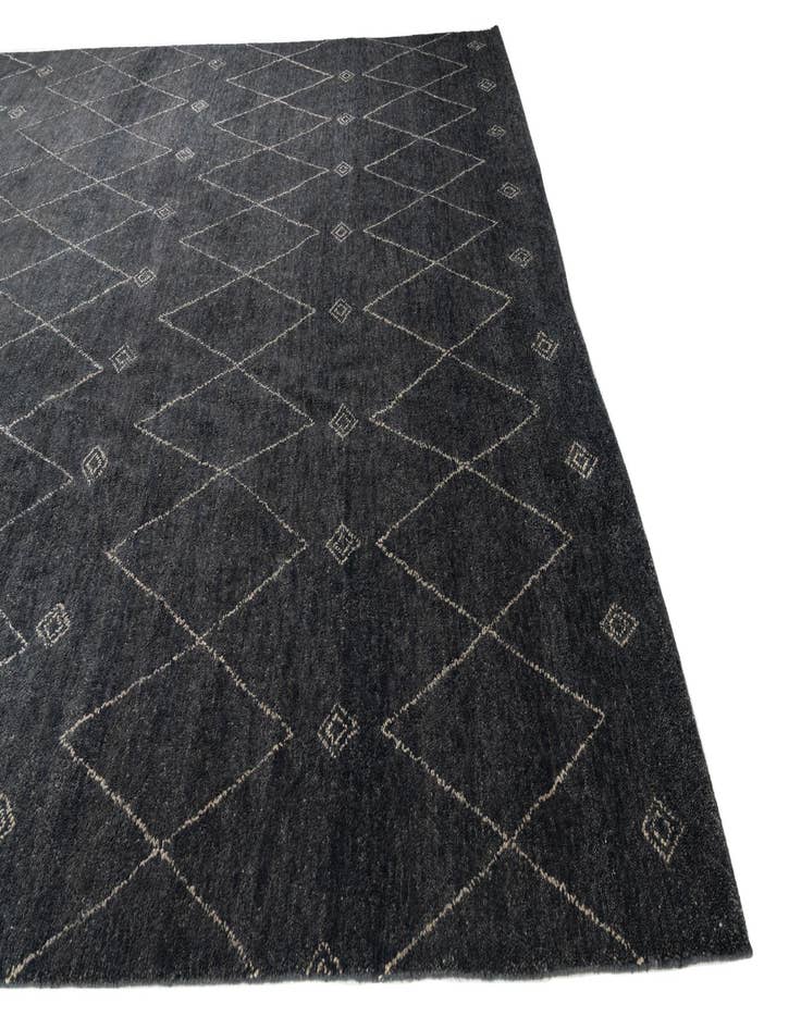 Detail image of 9' 7 x 13' Hand Knotted Darya Wool Rug