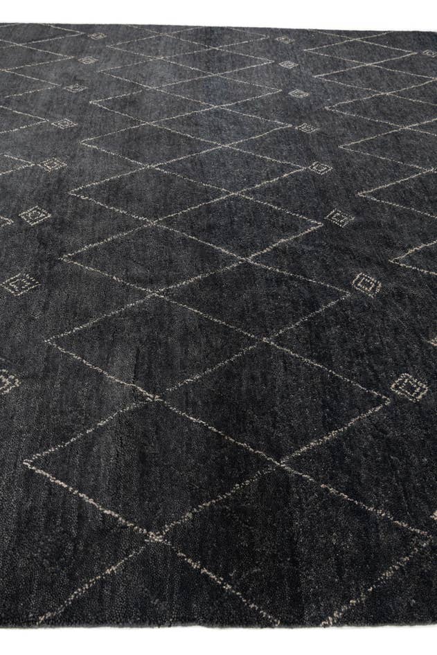 Detail image of 9' 7 x 13' Hand Knotted Darya Wool Rug