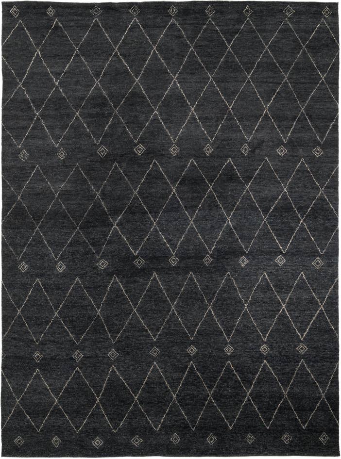 Detail image of 9' 7 x 13' Hand Knotted Darya Wool Rug