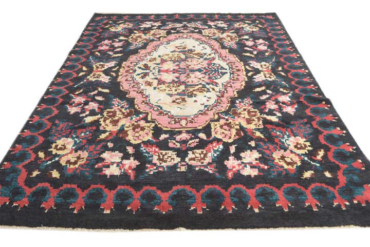 8' x 10' 2 Hand Knotted Darya Wool Rug