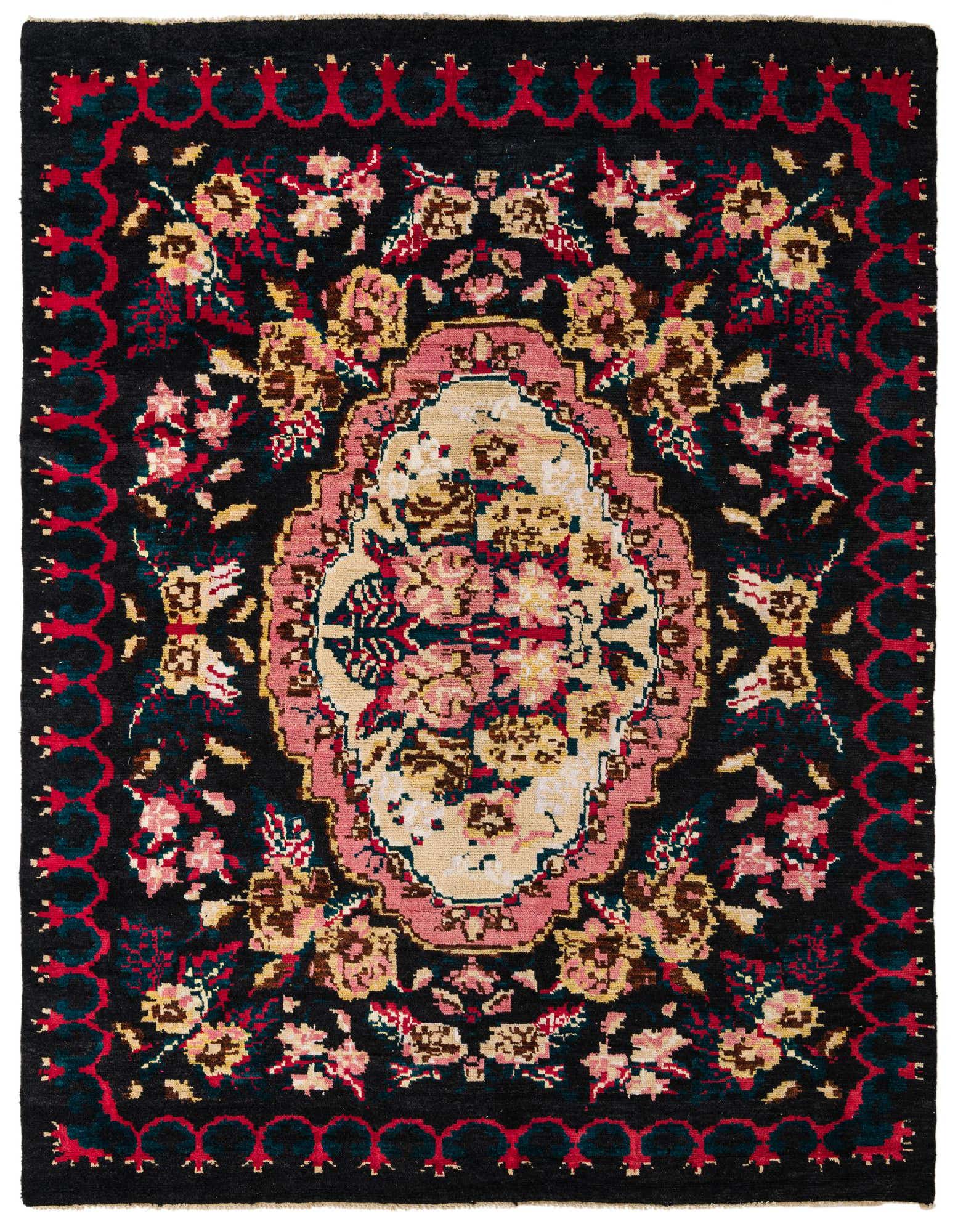 8' x 10' 2 Hand Knotted Darya Wool Rug