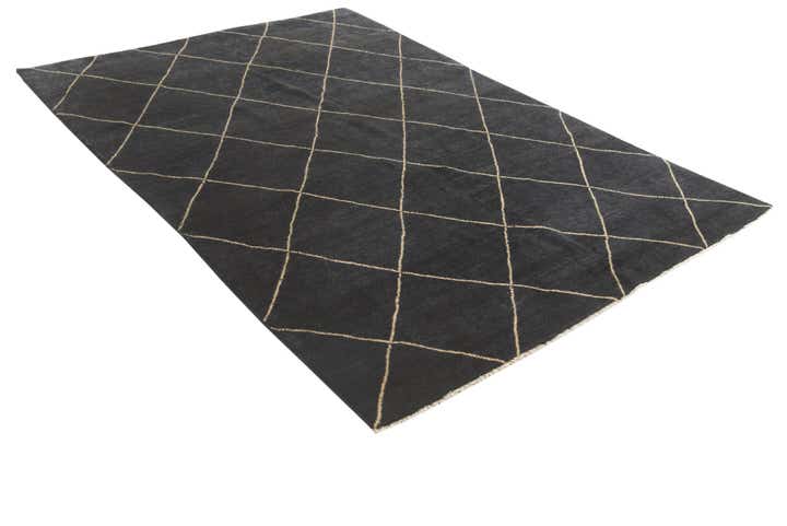 5' 8 x 8' 2 Hand Knotted Darya Wool Rug